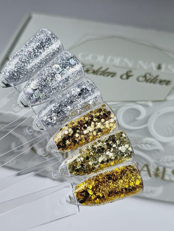 COLECCION ACRILICOS GOLDEN Y SILVER
